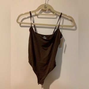 SKIMS Brown tank bodysuit size M